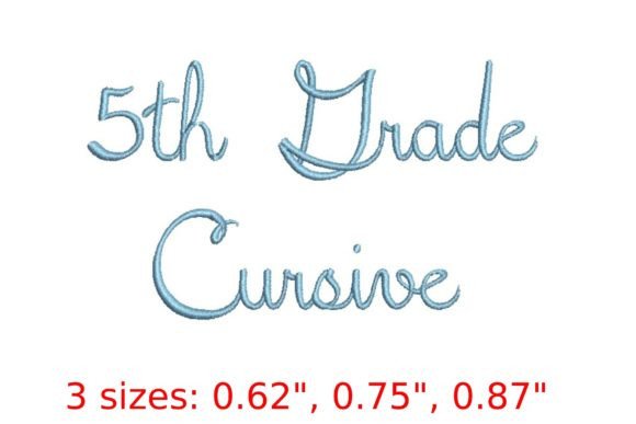 5th Grade Cursive: A Font Inspired by Growth and Creativity