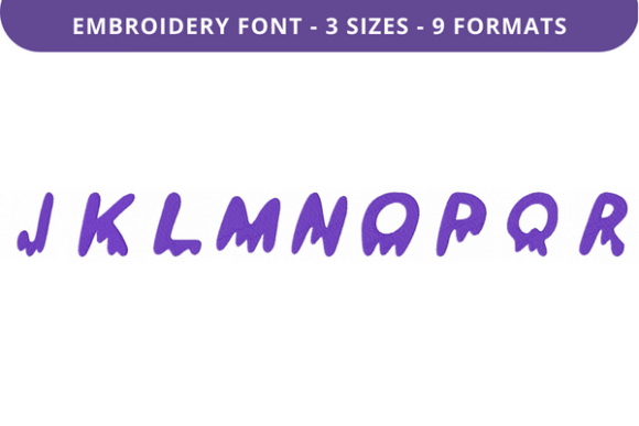 Drippy Ghost Font J to R