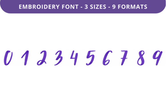 Emma Jean Font 0 to 9: A Versatile Embroidery Font for Creative Projects