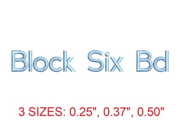 Exploring the Block Six Bold Embroidery Font: A Versatile Tool for Creative Expression