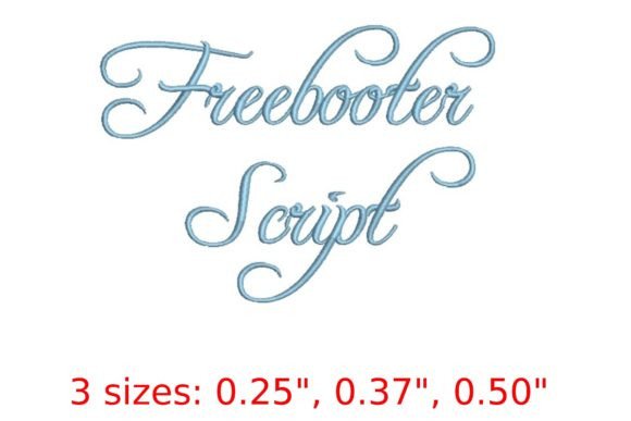 Exploring the Freebooter Embroidery Font: A Bold Journey into Creative Expression