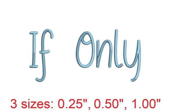 If Only Embroidery Font: A Strategic Tool for Creative Expression