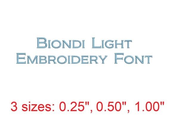 Introducing the Biondi LT Embroidery Font: A Strategic Tool for Creative and Professional Expression