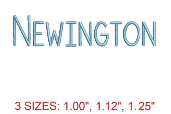 Introducing the Exquisite Newington Embroidery Font