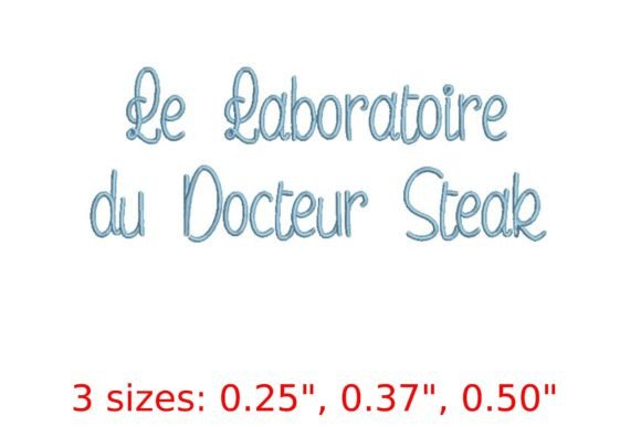La Laboratoire Du Docteur Steak: A Font with a Scientific Twist