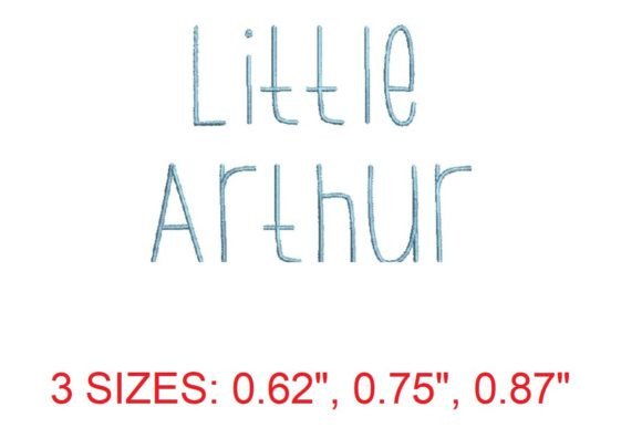 Mastering Creativity with Little Arthur Embroidery Font