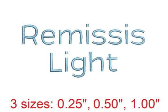 Remissis Embroidery Font: A Modern Typographic Solution for Creative Designers