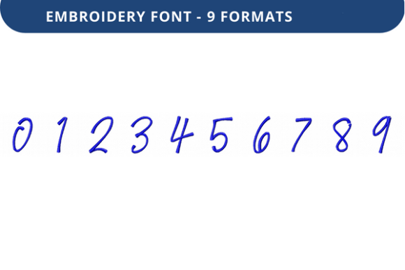 Victorina Font 0 to 9: A Versatile Embroidery Font for Creative Expression